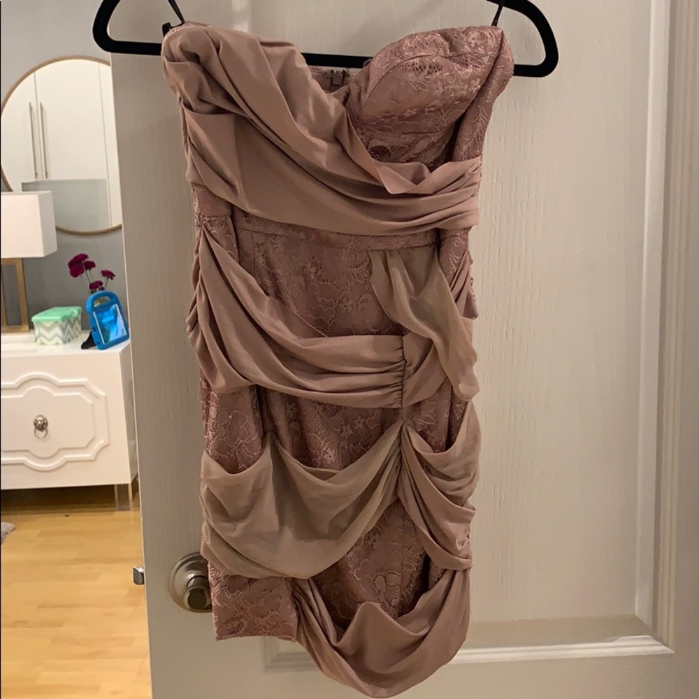 BEBE Rose Color mini dress